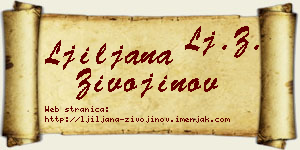 Ljiljana Živojinov vizit kartica